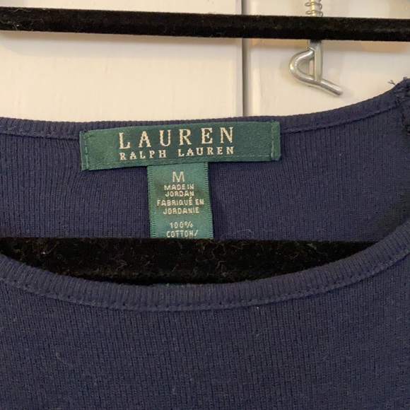 Ralph Lauren Medium navy white striped dress - Picture 4 of 5